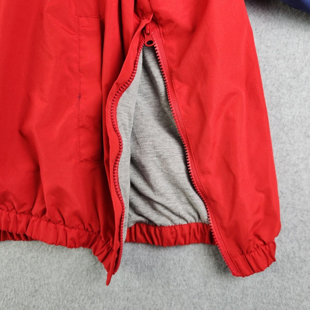 MLB St. Louis Cardinals Men's XL Red Navy Windbreaker Pullover V-Neck Side Zip - Picture 4 of 9